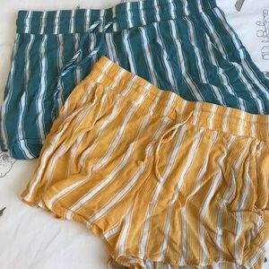 ⚡️3/30⚡️Forever 21 | Striped Soft Shorts -2 pairs!